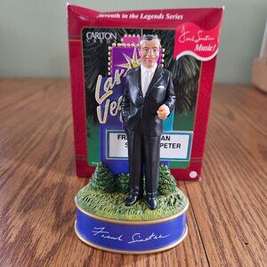 2001 Frank Sinatra Las Vegas Carlton Cards Christmas Ornament Luck Be A Lady box